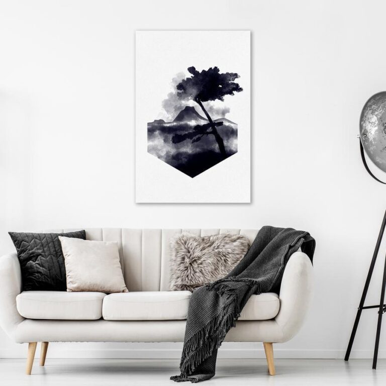 Schilderij - High Mountain (1 Part) Vertical