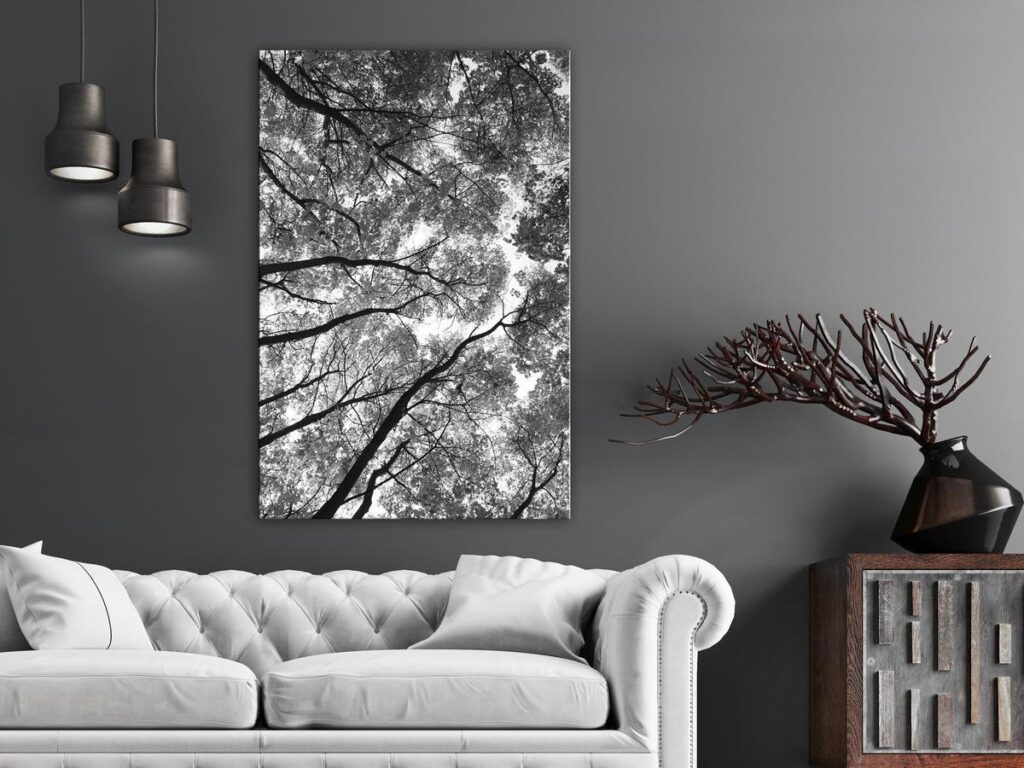 Schilderij - High Trees (1 Part) Vertical
