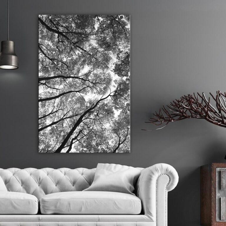 Schilderij - High Trees (1 Part) Vertical