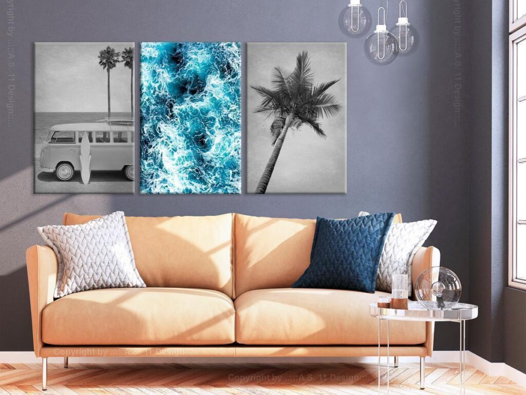Schilderij - Holiday Memories (3 Parts) - Afbeelding 2