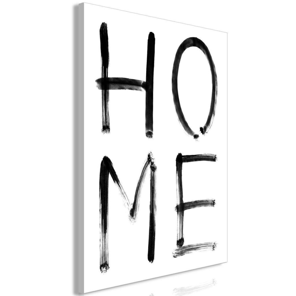 Schilderij - Home Expression (1 Part) Vertical - Afbeelding 2
