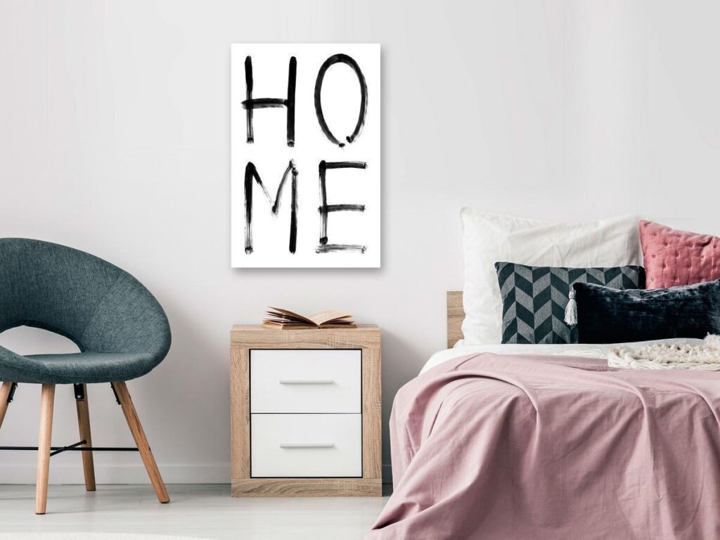 Schilderij - Home Expression (1 Part) Vertical