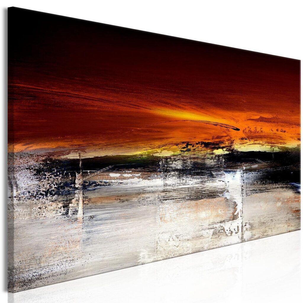 Schilderij - Honey Landscape (1 Part) Narrow