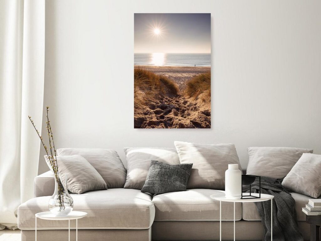 Schilderij - Honey Memory (1 Part) Vertical