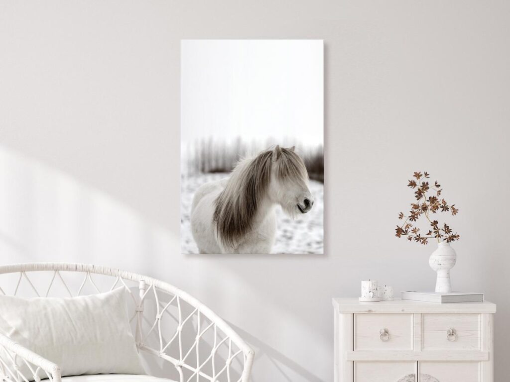 Schilderij - Horse Mane (1 Part) Vertical