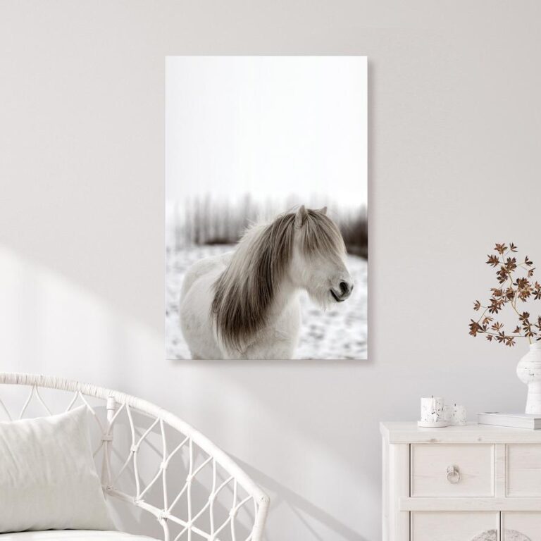 Schilderij - Horse Mane (1 Part) Vertical