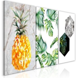 Schilderij - Hot Tropics (3 Parts)