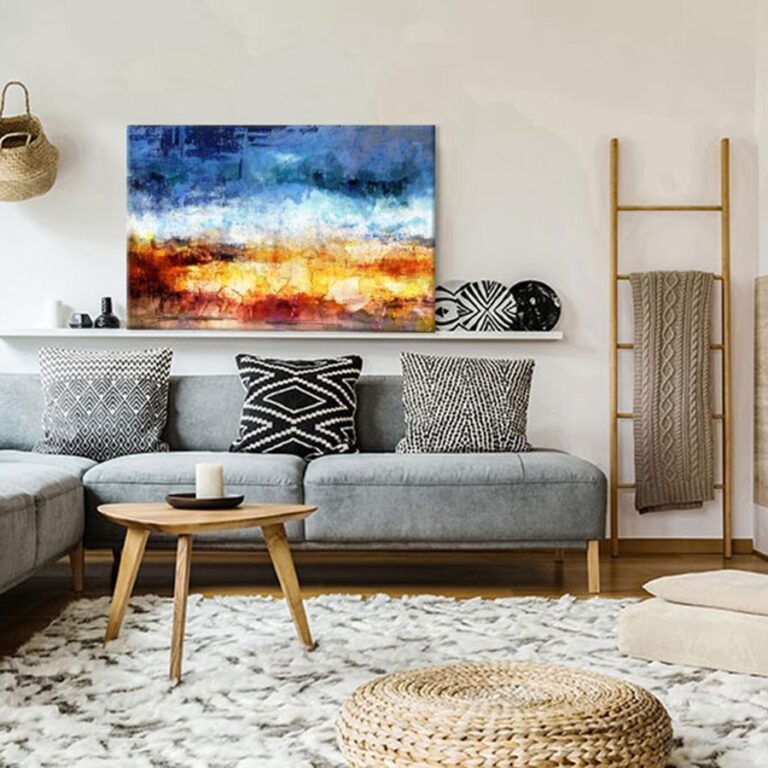 Schilderij - Hot land(1 Part) Wide