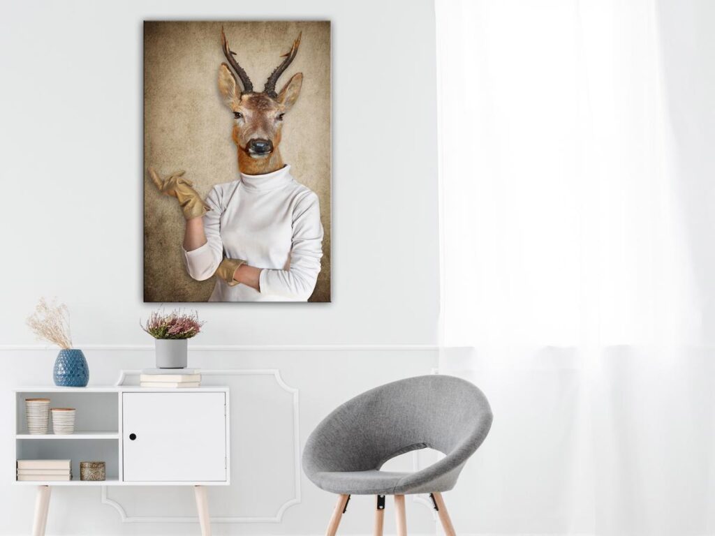 Schilderij - Housewife (1 Part) Vertical
