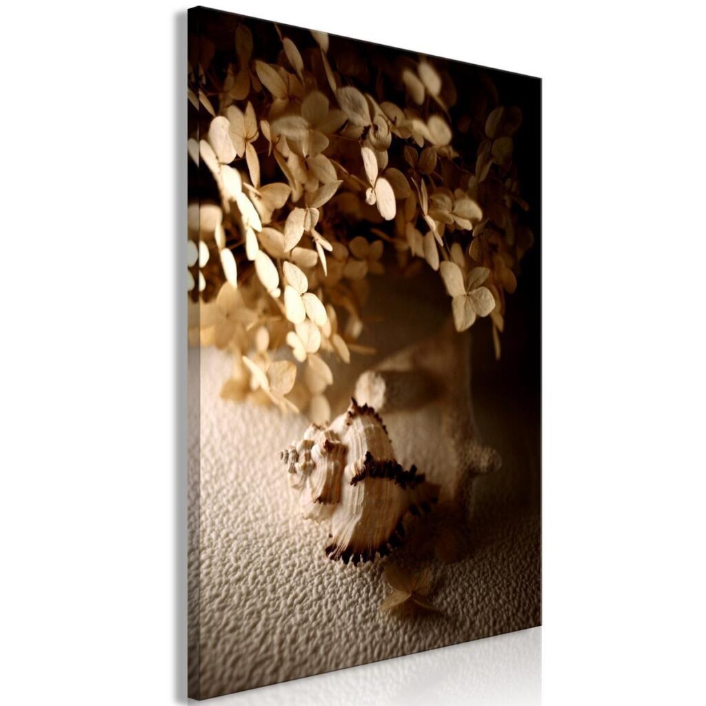 Schilderij - Humming Seashell (1 Part) Vertical - Afbeelding 2