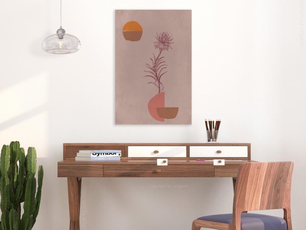 Schilderij - Hydrangea (1 Part) Vertical