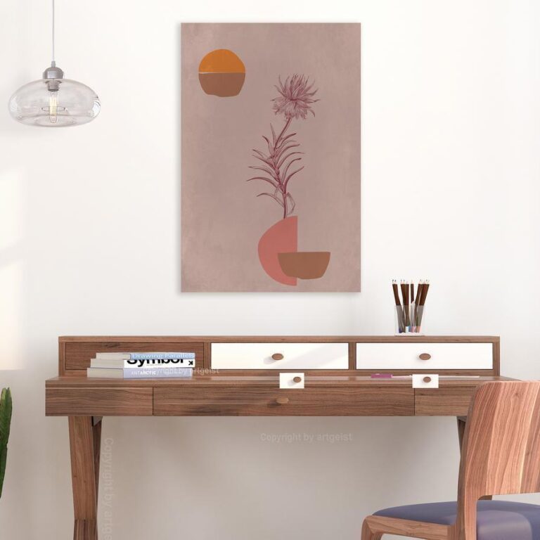 Schilderij - Hydrangea (1 Part) Vertical