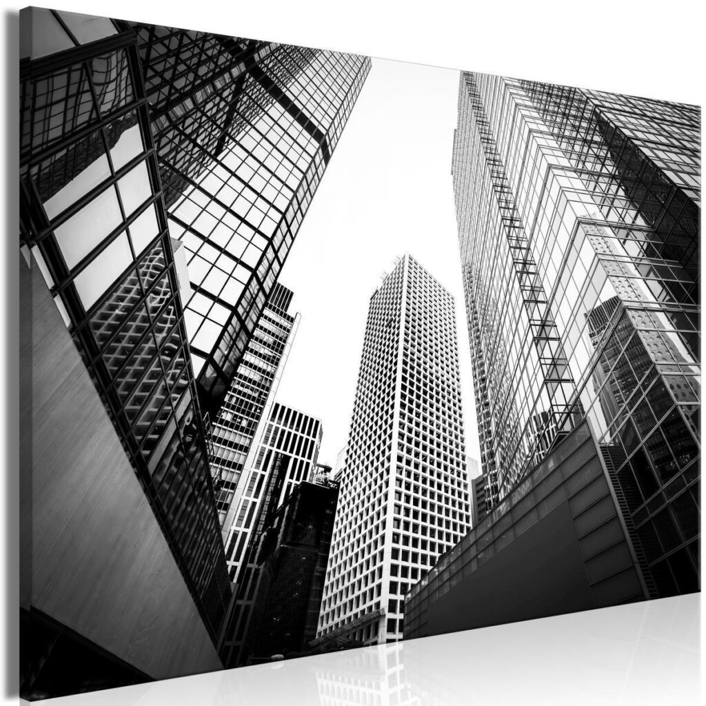 Schilderij - In a Big City (1 Part) Wide - Second Variant - Afbeelding 2