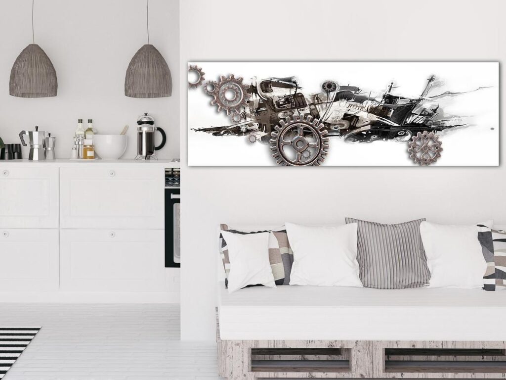 Schilderij - Installation (1 Part) Narrow - Afbeelding 2