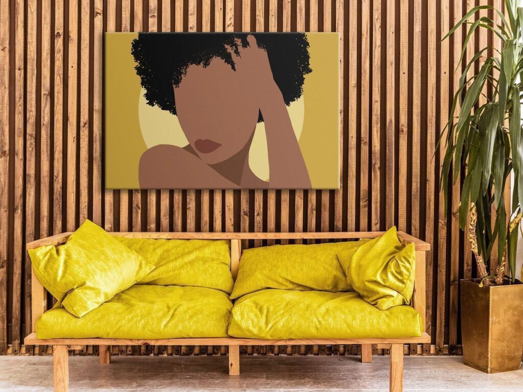 Schilderij - Invisible Gaze (1 Part) Wide - Afbeelding 2