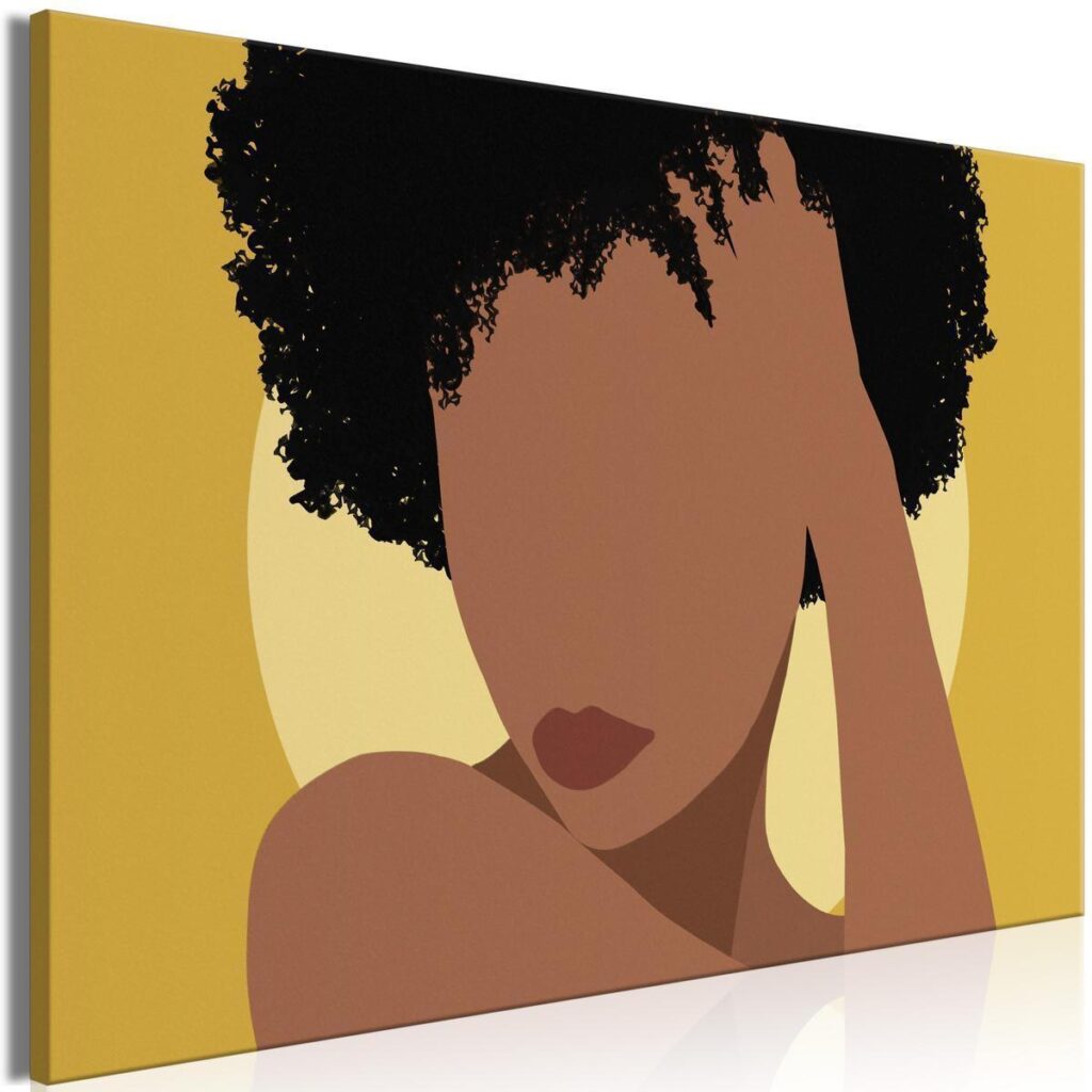 Schilderij - Invisible Gaze (1 Part) Wide