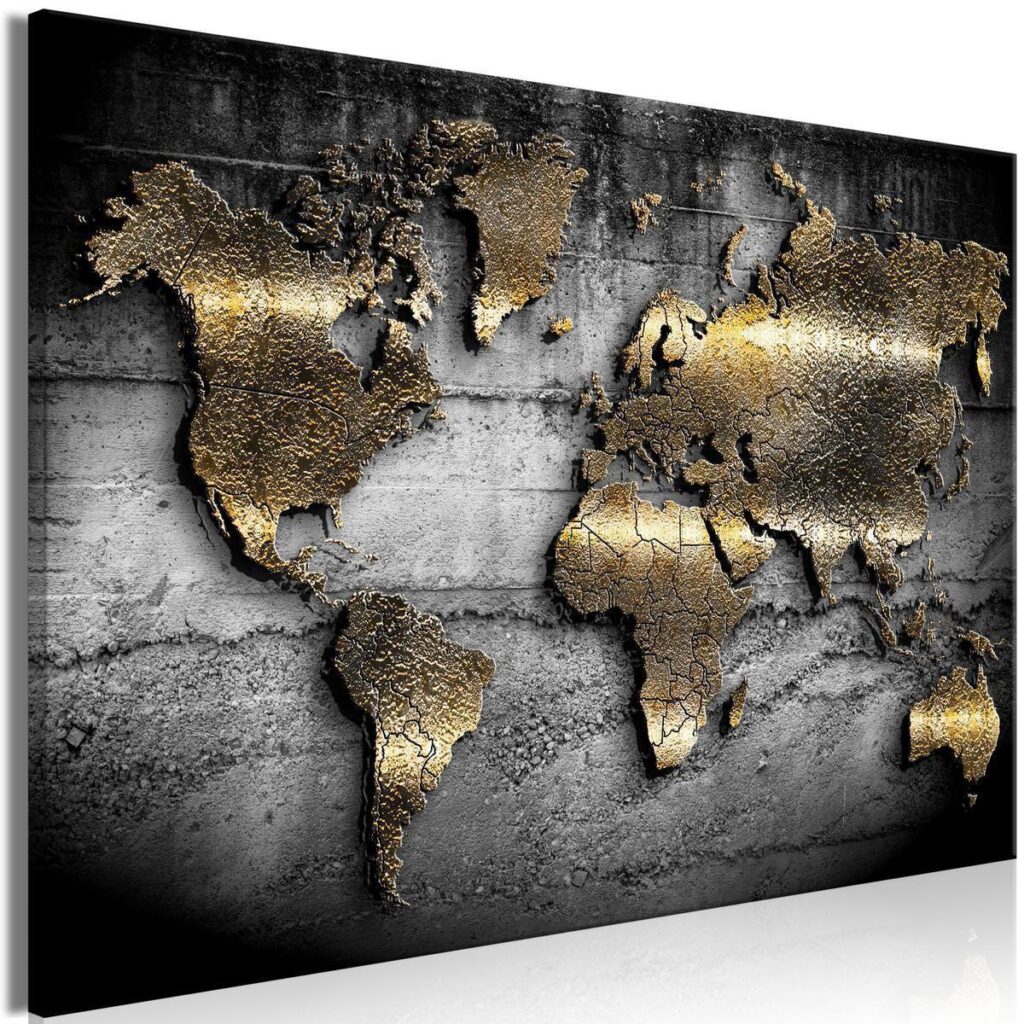 Schilderij - Jewels of the World (1 Part) Wide