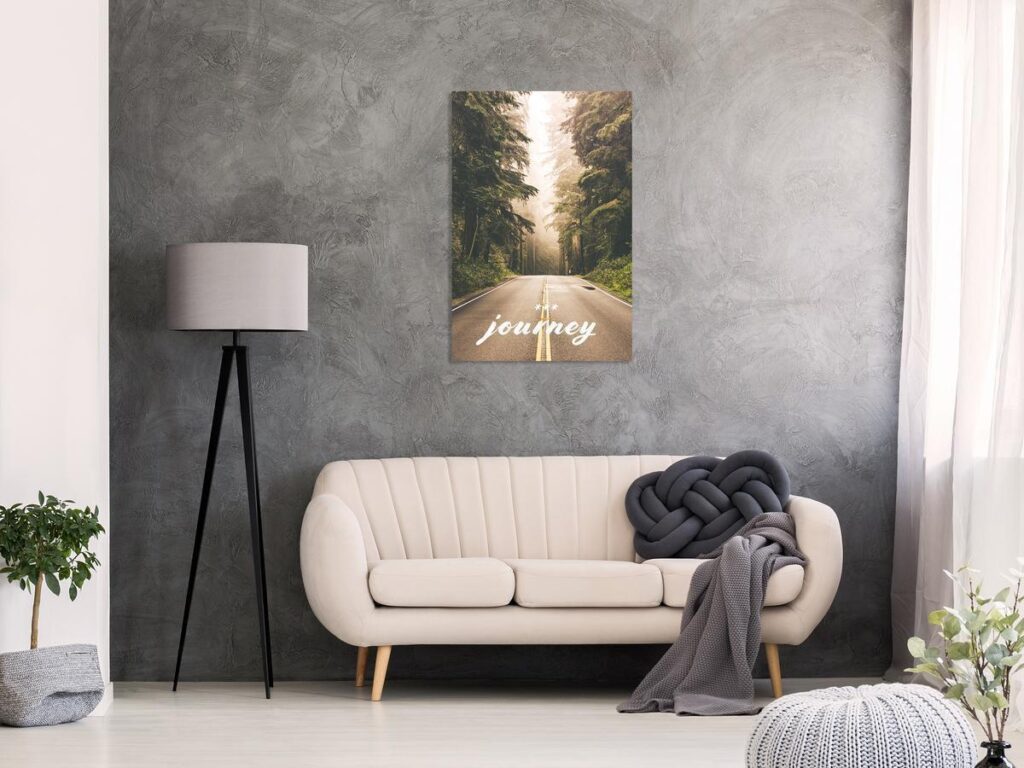 Schilderij - Journey Into The Unknown (1 Part) Vertical