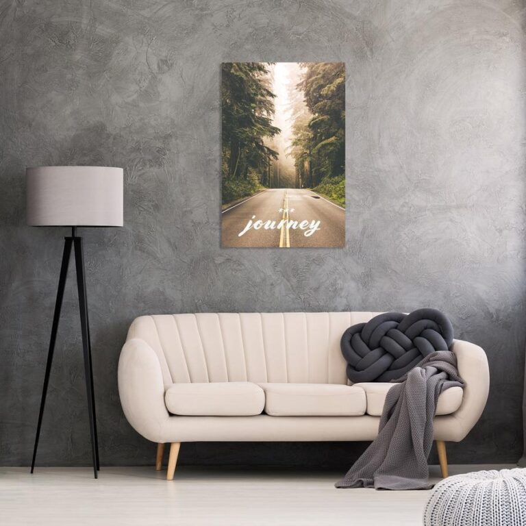 Schilderij - Journey Into The Unknown (1 Part) Vertical