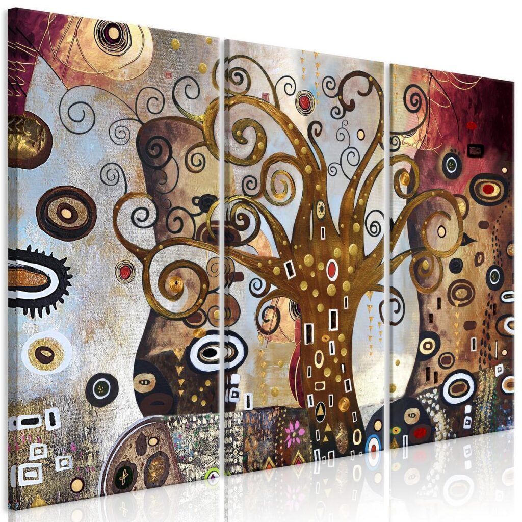 Schilderij - Joy of Life (3 Parts)