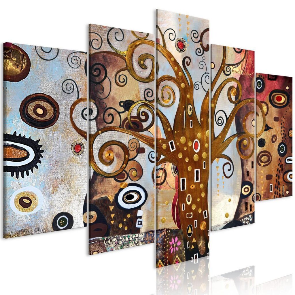 Schilderij - Joy of Life (5 Parts) Wide - Afbeelding 2