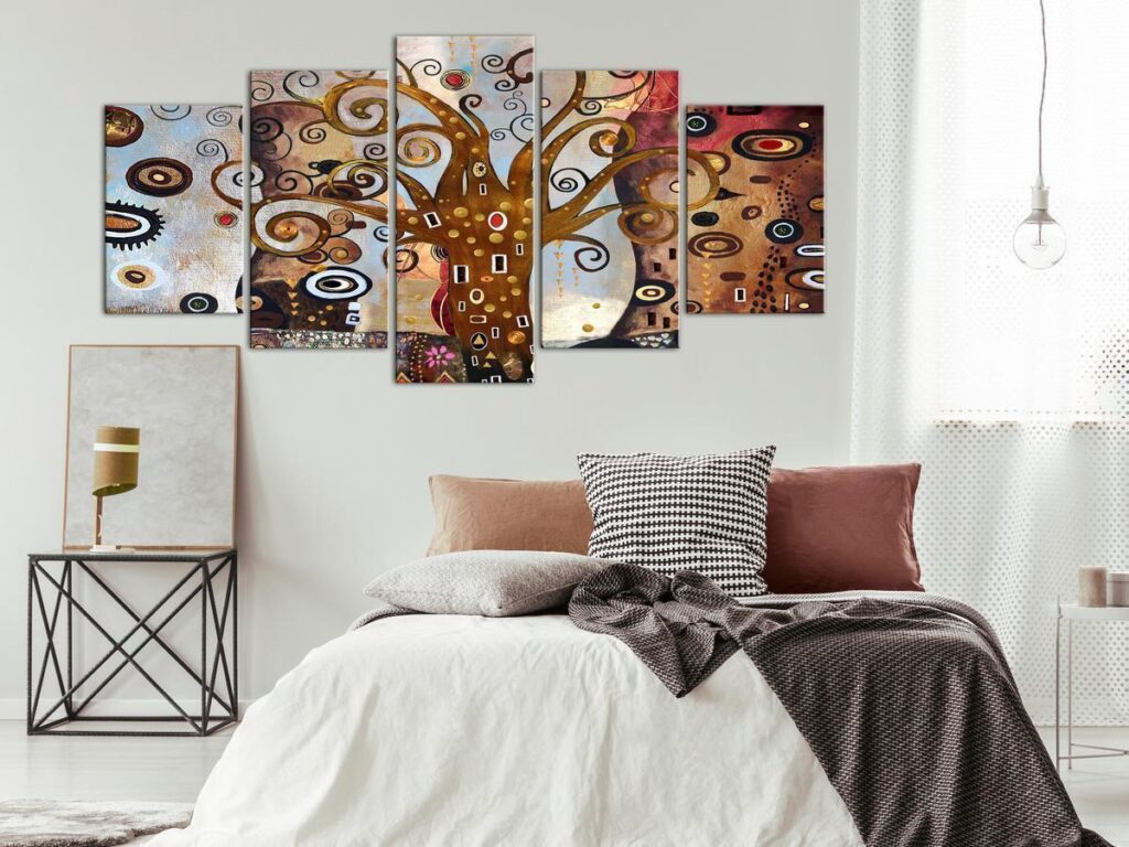 Schilderij - Joy of Life (5 Parts) Wide