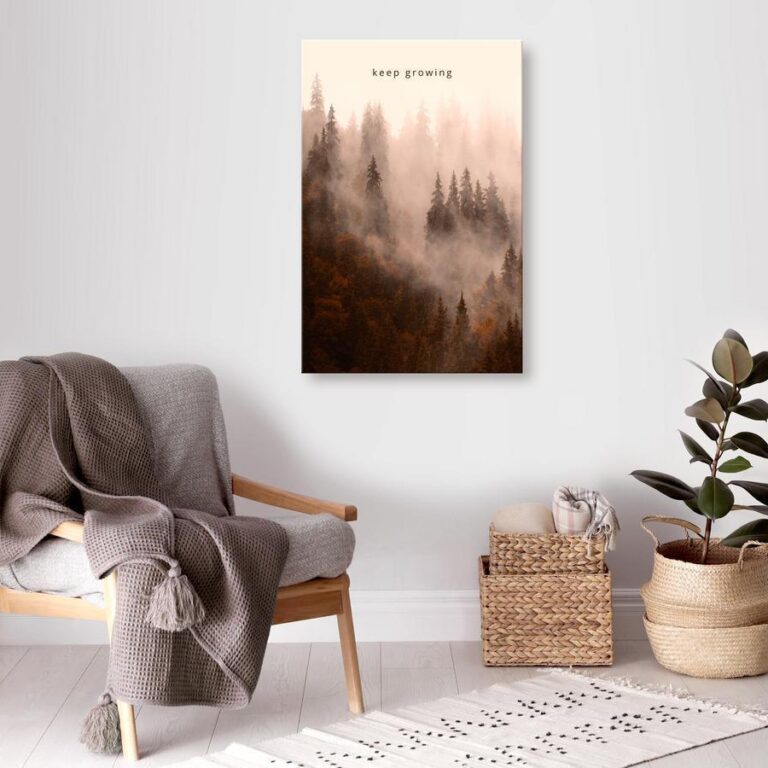 Schilderij - Keep Growing (1 Part) Vertical