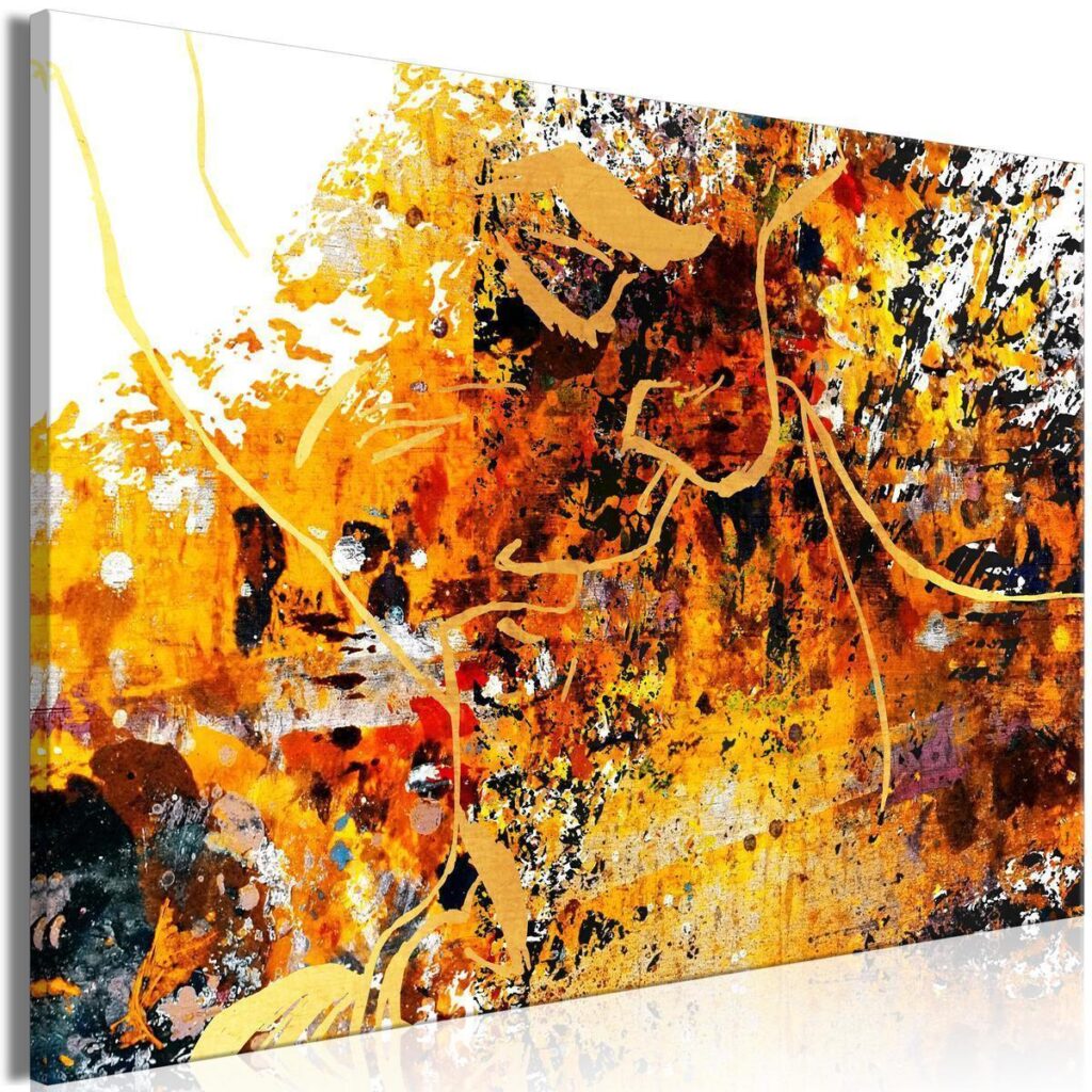 Schilderij - Kiss Explosion (1 Part) Wide - Afbeelding 2