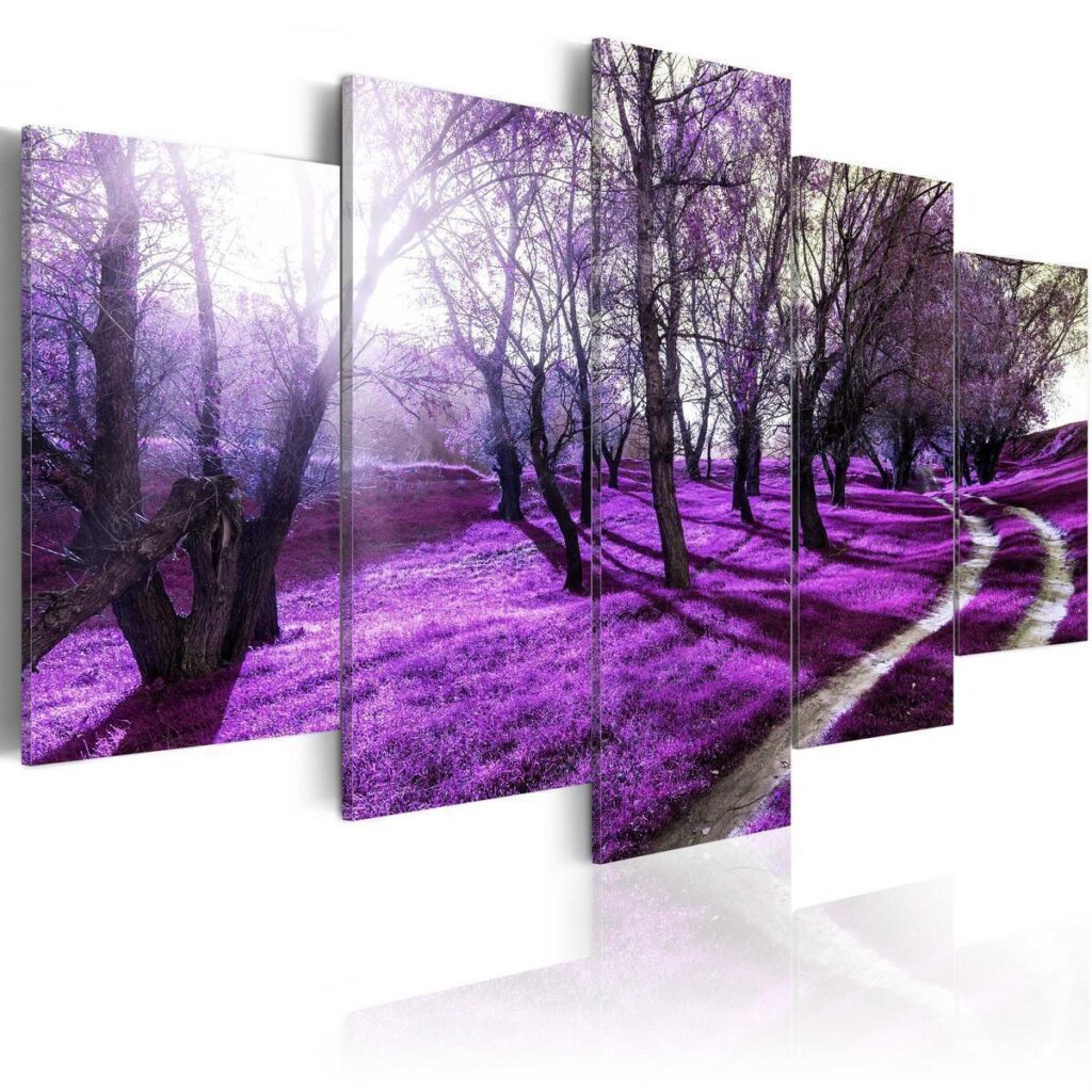 Schilderij - Lavender orchard - Afbeelding 2