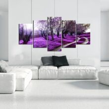 Schilderij - Lavender orchard
