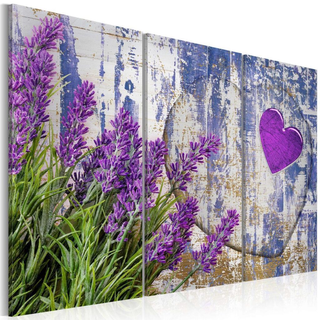 Schilderij - Lawender love - Afbeelding 2