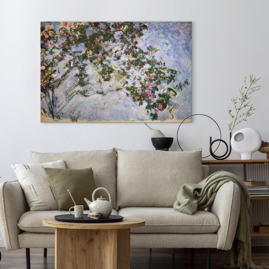 Schilderij - Les Roses - Afbeelding 2