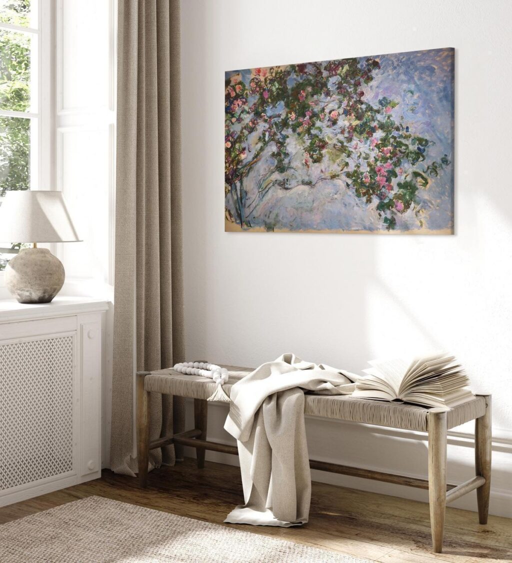 Schilderij - Les Roses