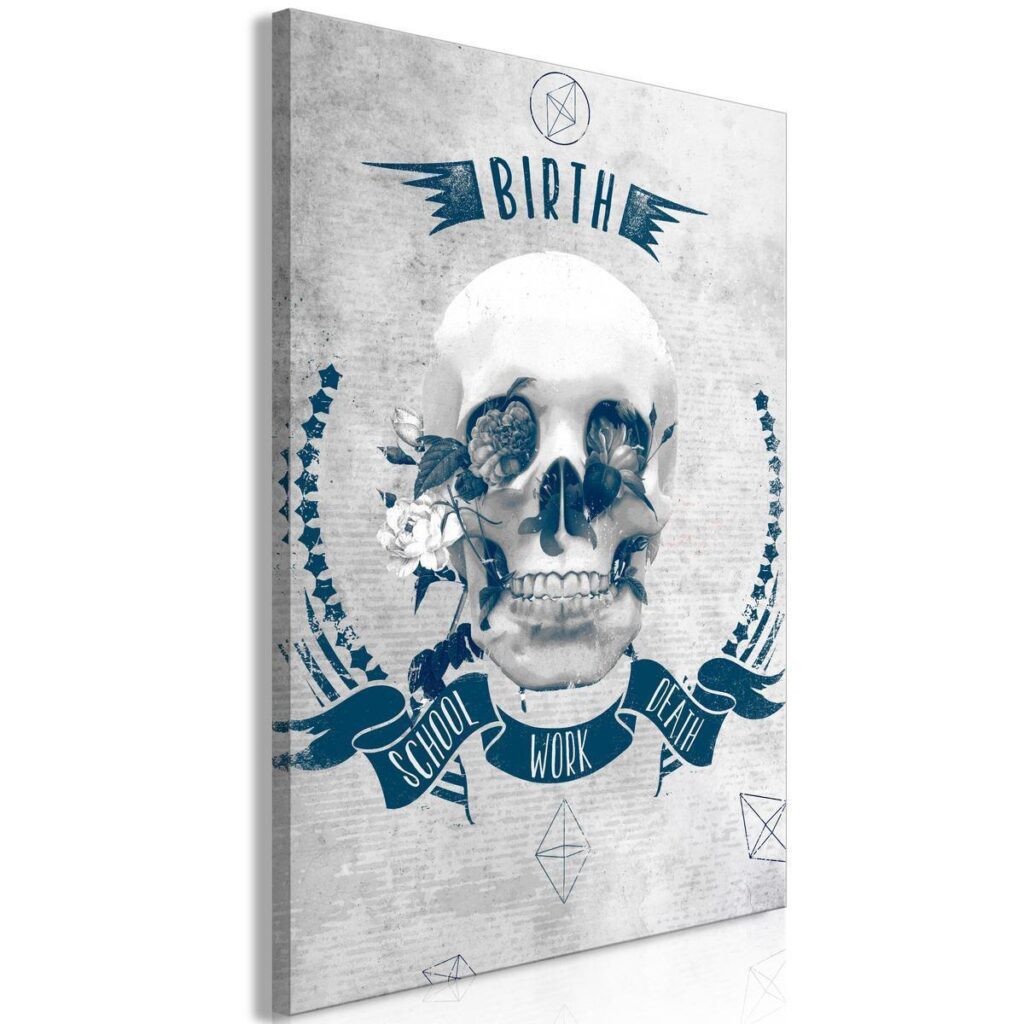 Schilderij - Life Is Brutal (1 Part) Vertical - Afbeelding 2