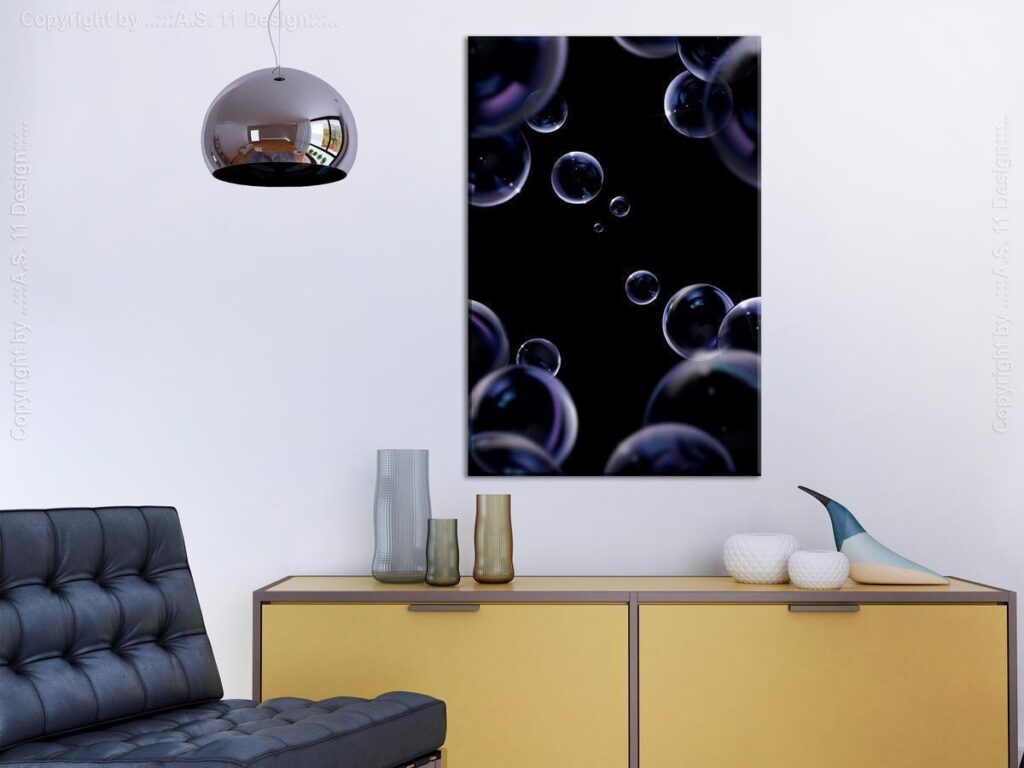 Schilderij - Lightness of Being (1 Part) Vertical