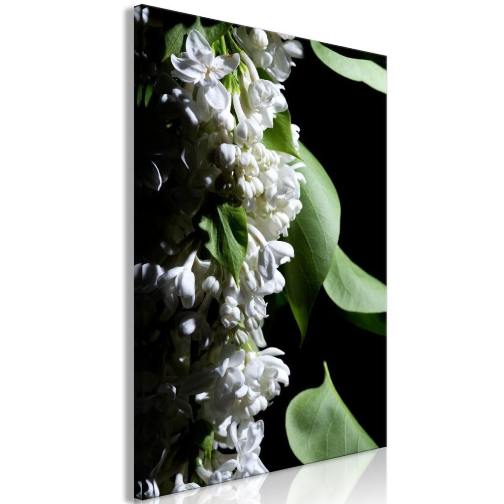 Schilderij - Lilacs Detail (1 Part) Vertical - Afbeelding 2