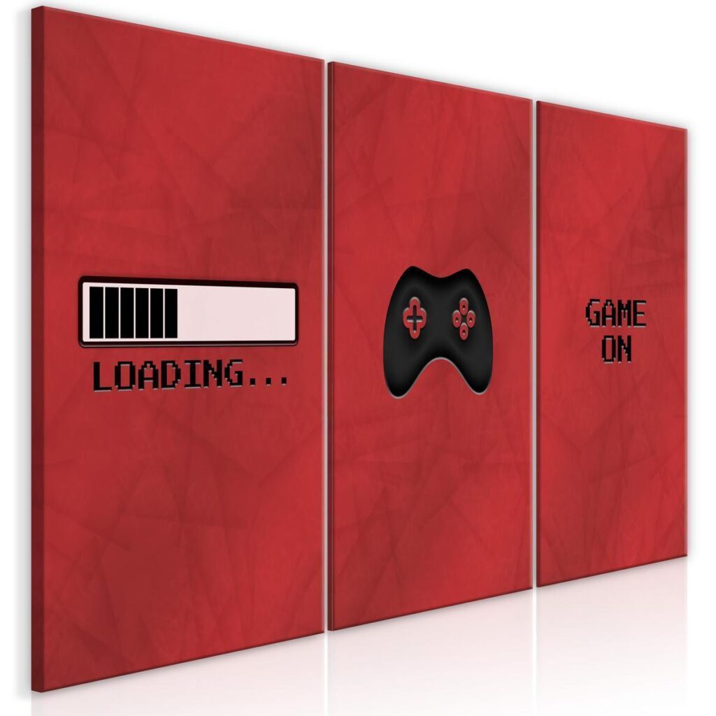 Schilderij - Loading Game On - Afbeelding 2