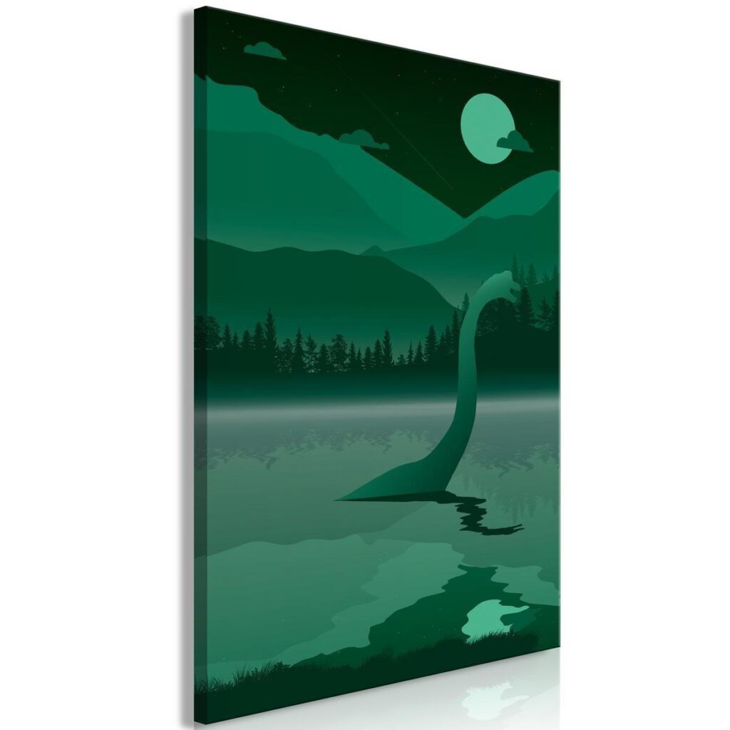 Schilderij - Loch Ness (1 Part) Vertical - Afbeelding 2