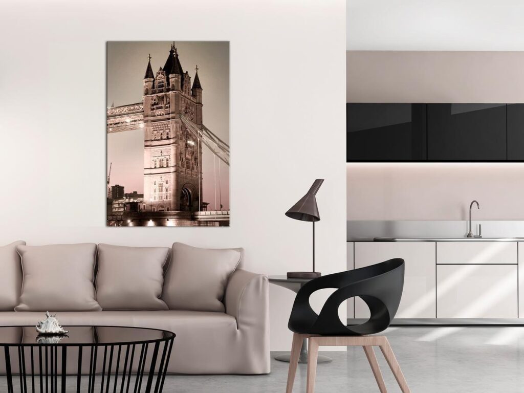 Schilderij - London Bridge (1 Part) Vertical