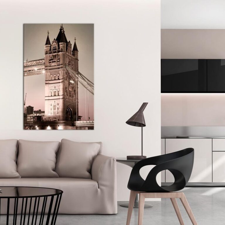 Schilderij - London Bridge (1 Part) Vertical