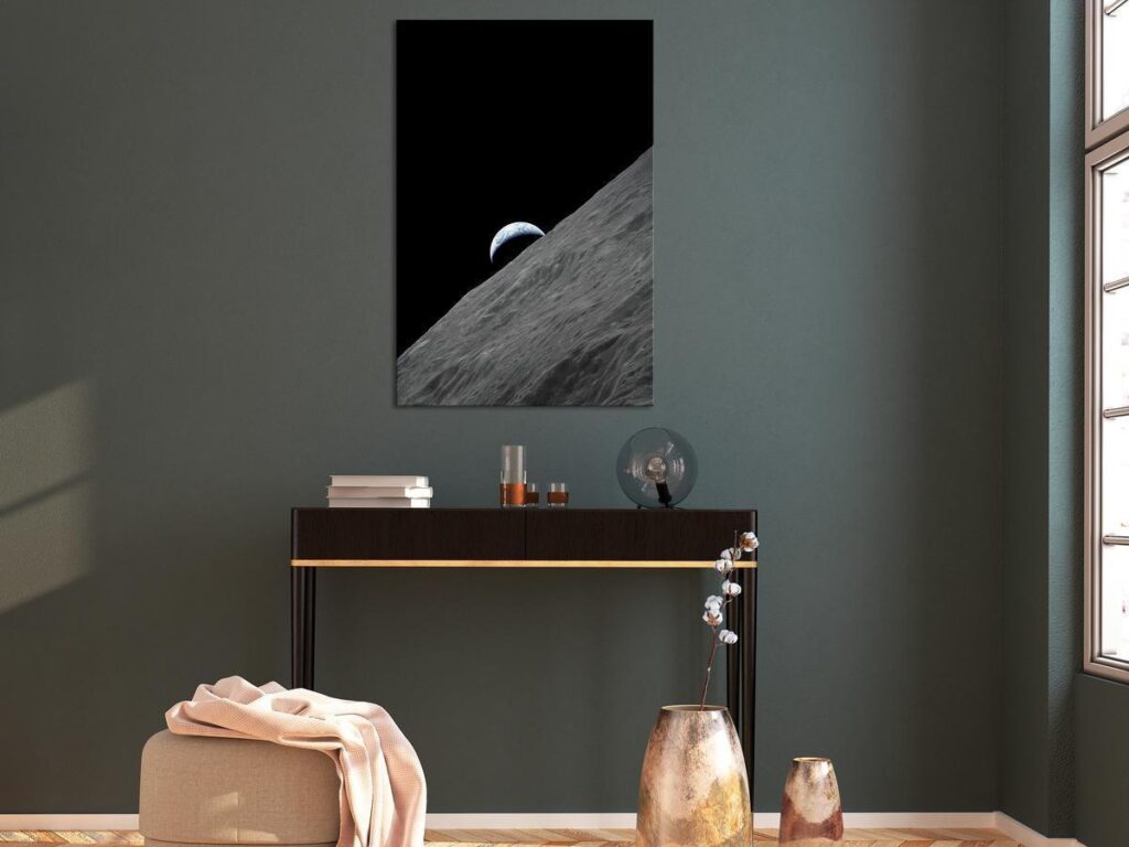 Schilderij - Lonely Planet (1 Part) Vertical