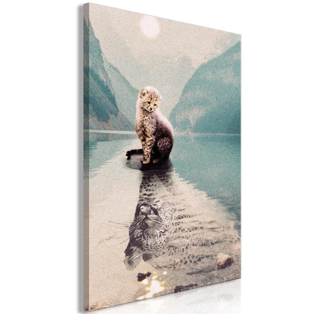 Schilderij - Longing (1 Part) Vertical - Afbeelding 2