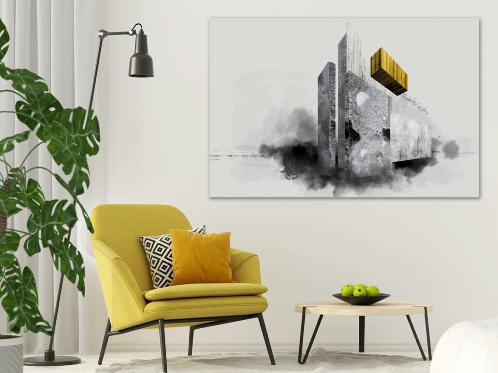 Schilderij - Lots of Space (1 Part) Wide