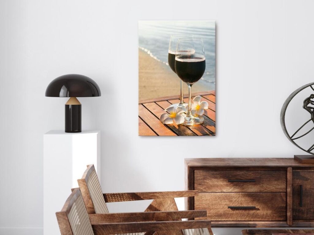 Schilderij - Love Refreshment (1 Part) Vertical - Afbeelding 2