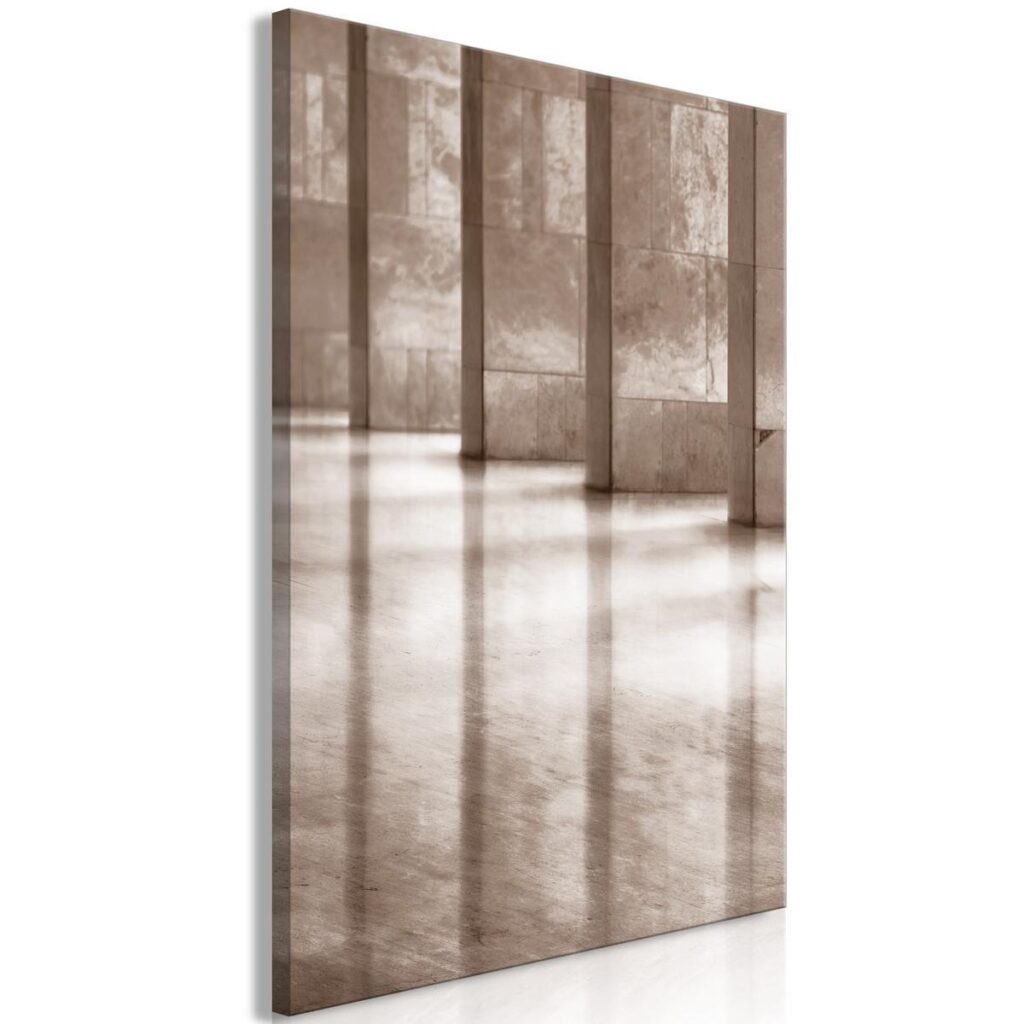 Schilderij - Luminous Corridor (1 Part) Vertical - Afbeelding 2