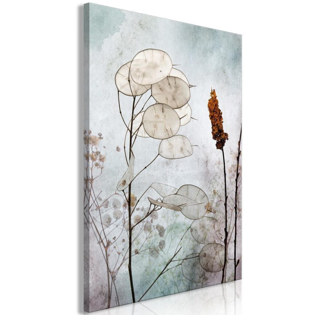Schilderij - Lunaria Fruits (1 Part) Vertical - Afbeelding 2