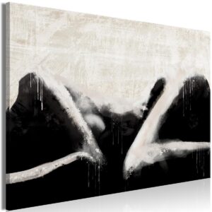Schilderij - Lying Beauty (1 Part) Wide