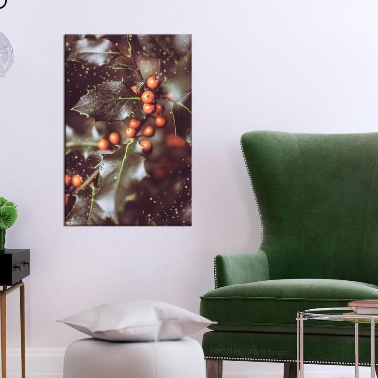 Schilderij - Magic Bush (1 Part) Vertical