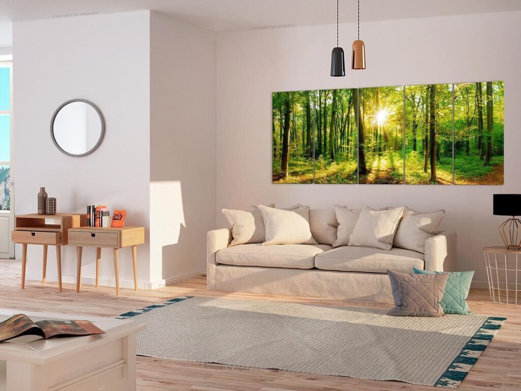 Schilderij - Magic Forest - Afbeelding 2