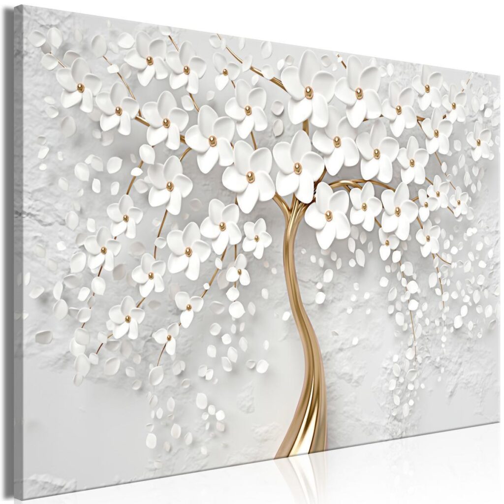 Schilderij - Magic Magnolia (1 Part) Wide